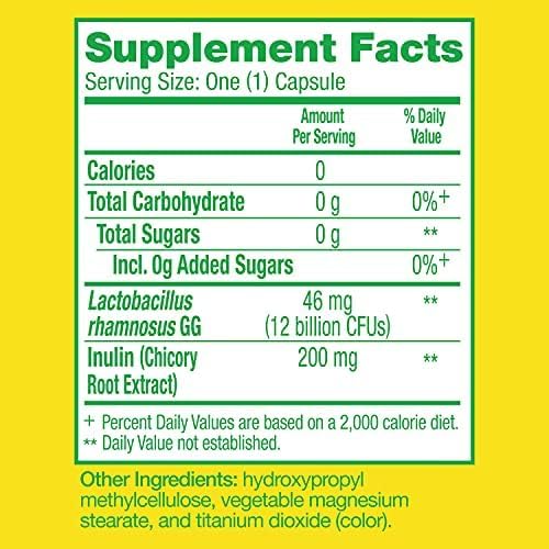 Culturelle Pro Strength Daily Probiotics For Digestive Health (2 Month Supply) with Prebiotics for Women & Men, Supports Occasional Diarrhea, Gas & Bloating, Gluten & Soy Free, 60 Count