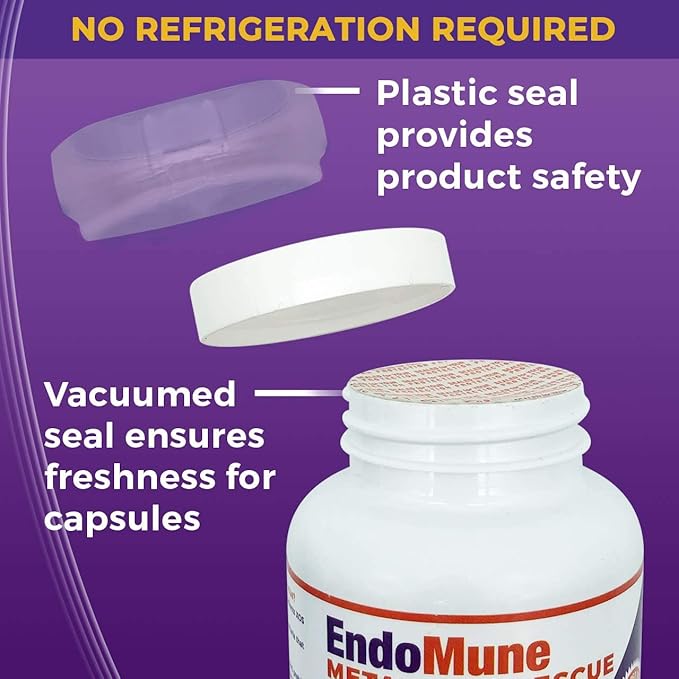 Endomune Metabolic Rescue Prebiotic and Probiotic | Physician Formulated | 120 Vegetarian Capsules | Weightloss