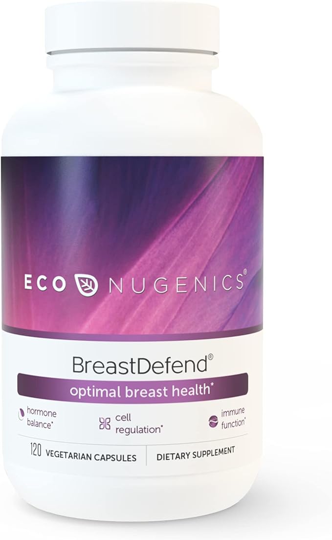 Ultimate Breast Health Supplement Bundle Including ecoNugenics BreastDefend and Pectasol-C Modified Citrus Pectin - DIM for Breast Support, Estrogen Hormone Balance, Cellular & Immune Health Support