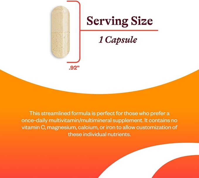 Seeking Health Multivitamin One, 1 a Day Multivitamin Supplement for Adults, Methyl B12 and Methylfolate, Vitamin A, Bioavailable Nutrients for Men and Women, Vegetarian (45 Capsules)