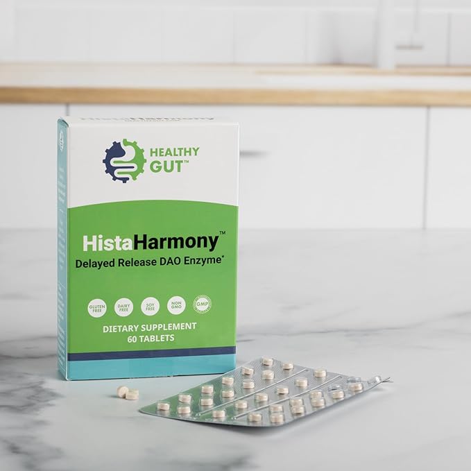 HistaHarmony | Delayed Release DAO Diamine Oxidase Histamine Support Enzyme | 30,000 HDU | 60 Servings