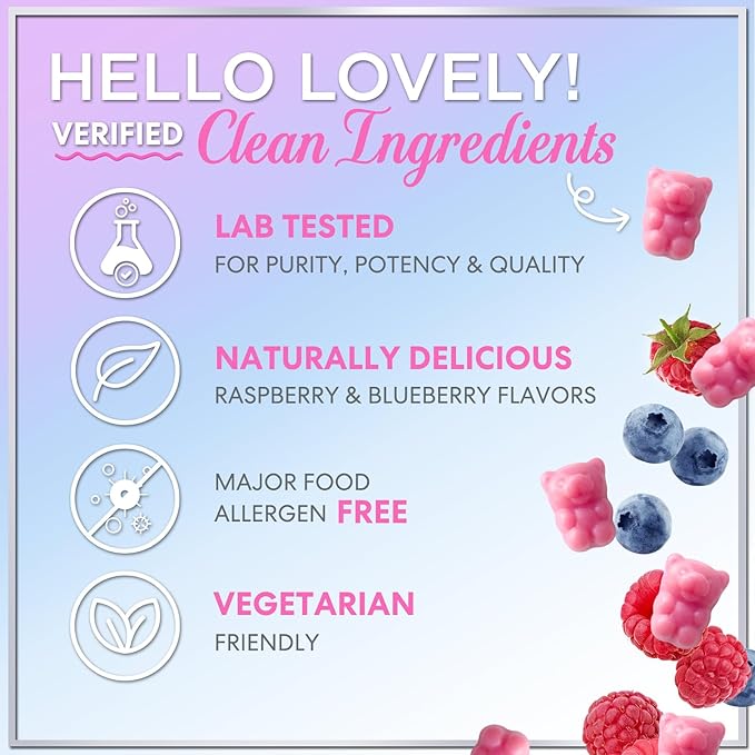 Hair Vitamins Gummies - Biotin 5000 mcg with Vitamin E, C & Zinc, Hair Growth Vitamins for Women & Men - Stronger, Beautiful Hair, Skin & Nails Supplement, Non-GMO & Gluten-Free - 60 Gummy Bears