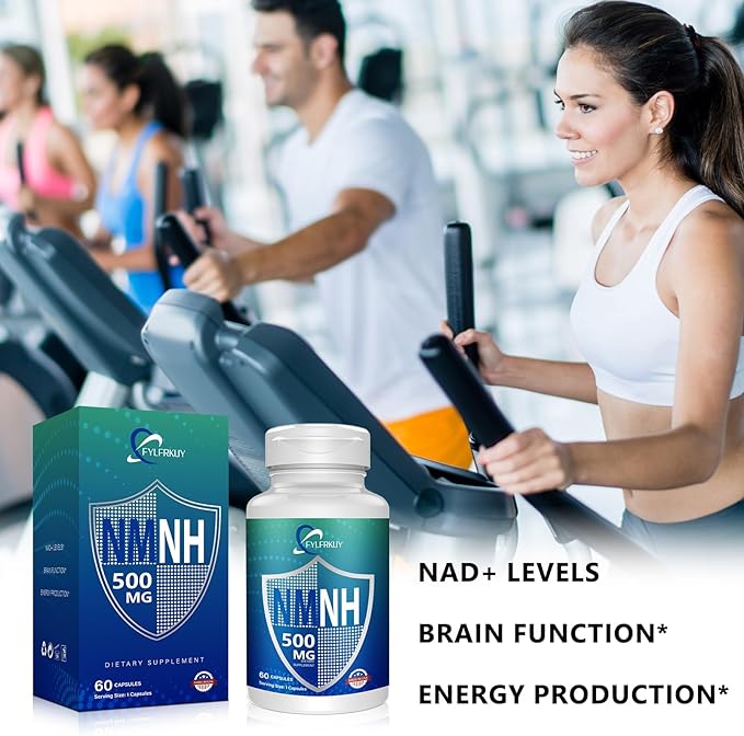 New NMNH 500mg Per Serving (Dihydronicotinamide Mononucleotide), NAD 𝐒𝐮𝐩𝐩𝐥𝐞𝐦𝐞𝐧𝐭𝐬 Pure Organic, More Effective Than NMN for Anti-Aging, Energy, Immunity, Focus - 60 Count
