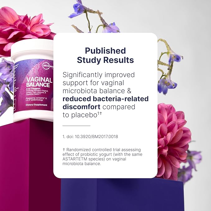 Microbiome Labs Vaginal Balance - Vaginal Probiotics for Women - Comprehensive Feminine Care for a Healthy Microbiome - Encourage pH Balance, Reduce Discomfort & Support Gut Health (60 Capsules)