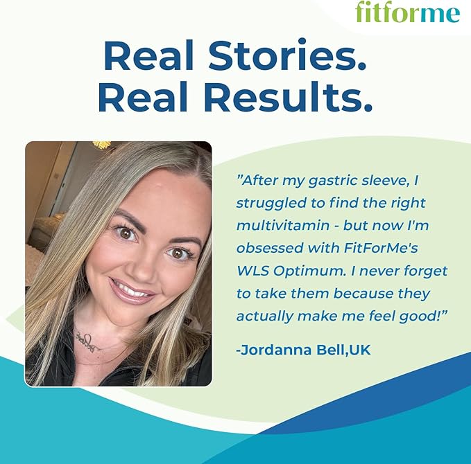 FitForMe Bariatric Multivitamins with Iron After Gastric Sleeve - One a Day WLS Optimum Capsule Starter Pack - 30 Days Supply of Vitamins & Minerals, Scientifically Proven