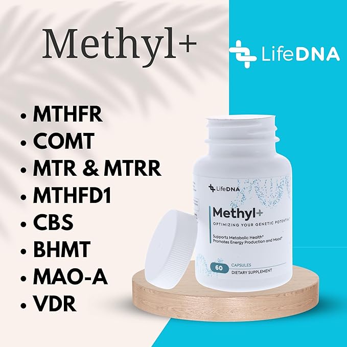 Methyl + Methylfolate - Methylated Folate Multivitamin Complex with TMG Optimized Homocysteine, Brain, Cardiovascular & Neurotransmitter Support