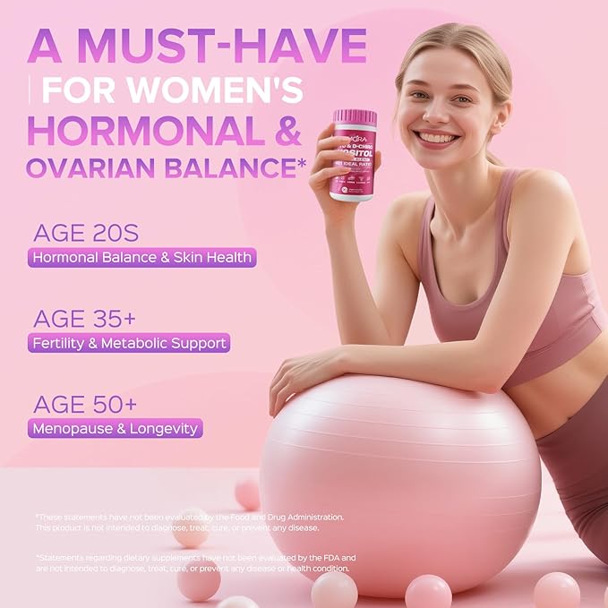 TIMORA Myo & D-Chiro Inositol for Women,Hormone Balance & Ovarian Support,10-in-1 Formula with 40:1 Ideal Ratio, Folate (5-MTHF), KSM66 Ashwagandha, CoQ10, Vitamins D3 | Natural&Plant-Based