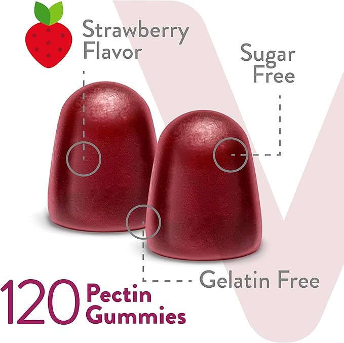 VITEEY Vitamin B Complex Gummies with Vitamin C, Sugar Free - Energy, Metabolism & Nerve Health - B6, B12, Folic Acid, Biotin - Vegan, Gelatin Free, GMO Free - Tasty Chewable Strawberry Flavored Gummy