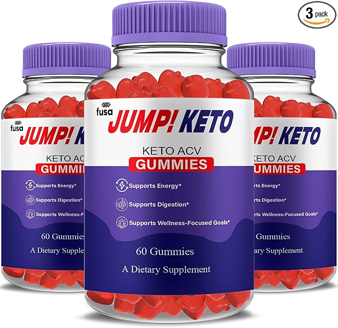 (3 Pack) Jump Keto Gummies Jumpp Advanced Keto ACV Gummy Supplement, Jump Maximum Strength Multivitamin Overall Health and Wellness Support Supplement, Jump Daily Wellness Keto Gummies (180 Gummies)