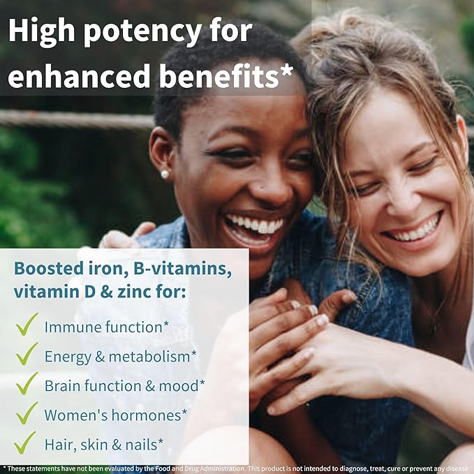 Igennus High Potency Methylated Multivitamin for Women, Pure & Clean Ingredients, MTHFR Supplement with Active B-Vitamins, Vitamin K2 MK7, Gentle Iron, Sustained Released, Non-GMO & Halal, 180 Tablets