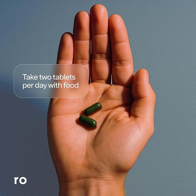 Ro Daily Multivitamin for Men | Supports Physical Activity, Brain + Heart Health, and Immune System with 23 Key Nutrients Including Calcium, Magnesium, and Zinc | 30-Day Supply (60 Tablets)