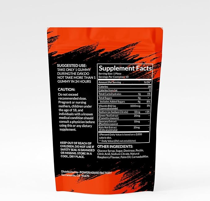 Aristochew Multivitamins Gummies, Supports Energy Gummy - 10 Count - Non-GMO, Gluten-Free, Vegetarian, Orange Flavor