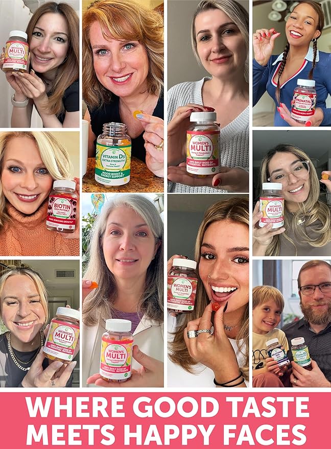 Lunakai USA Made Womens Multivitamin Gummies - Delicious Daily 16 Multi Vitamins for Women - Supports Wellness, Energy & Essential Health, 60ct