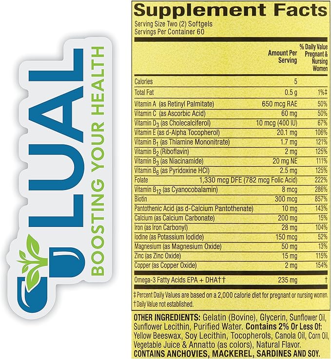 Spring Valley Mini Prenatal Vitamins for Women Softgels. Prenatal Care with DHA for Expectant Mothers. Mini Prenatal Vitamins for Women 240 Soft Gels Bundle with 45 Diabetes Decoded