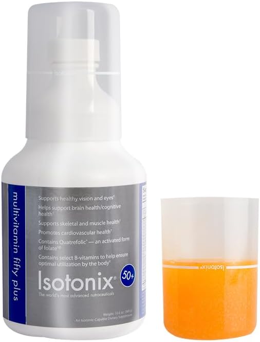 Isotonix Multivitamin Fifty Plus – Daily Multivitamin for Adults 50+ with B-Vitamins, Antioxidants, and Essential Nutrients for Bone, Heart, and Cognitive Health