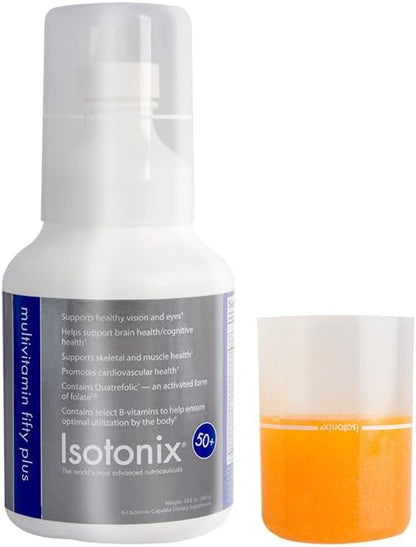 Isotonix Multivitamin Fifty Plus – Daily Multivitamin for Adults 50+ with B-Vitamins, Antioxidants, and Essential Nutrients for Bone, Heart, and Cognitive Health