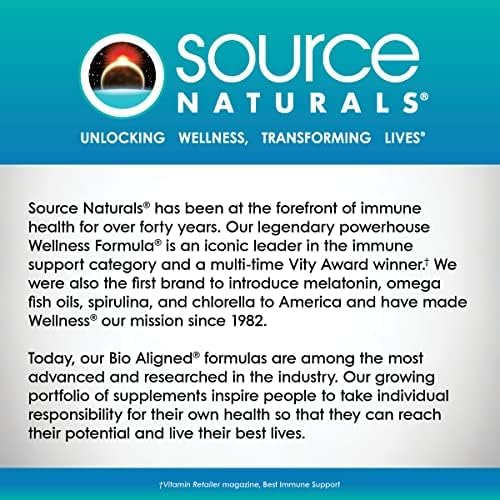Source Naturals Elan Vital Multiple - Supports Brain, Heart, Liver, Immune, Energy Boost - 180 Tablets