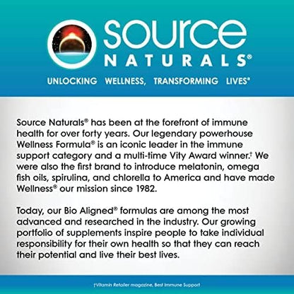Source Naturals Elan Vital Multiple - Supports Brain, Heart, Liver, Immune, Energy Boost - 180 Tablets