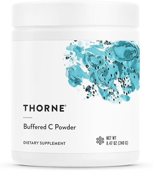 THORNE - Buffered C Powder - Vitamin C (Ascorbic Acid) with Calcium, Magnesium, and Potassium - 8.32 Oz