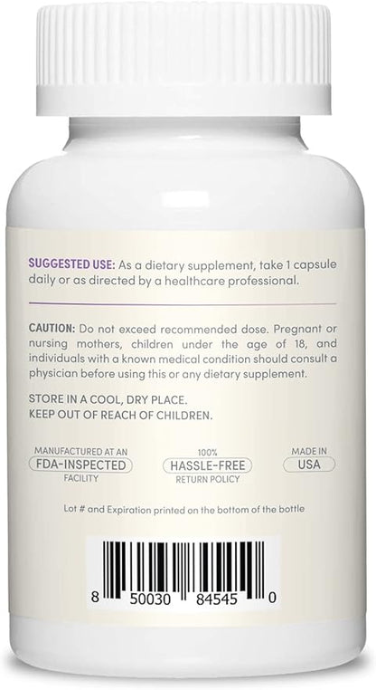 High Potency Potassium Iodine Supplement - Potassium Iodide USP and Free Iodine Capsules 12.5mg Precise Dosage Blend - Capsule Alternative to Lugol's Supplement for Thyroid Energy & Immunity (3 Month)