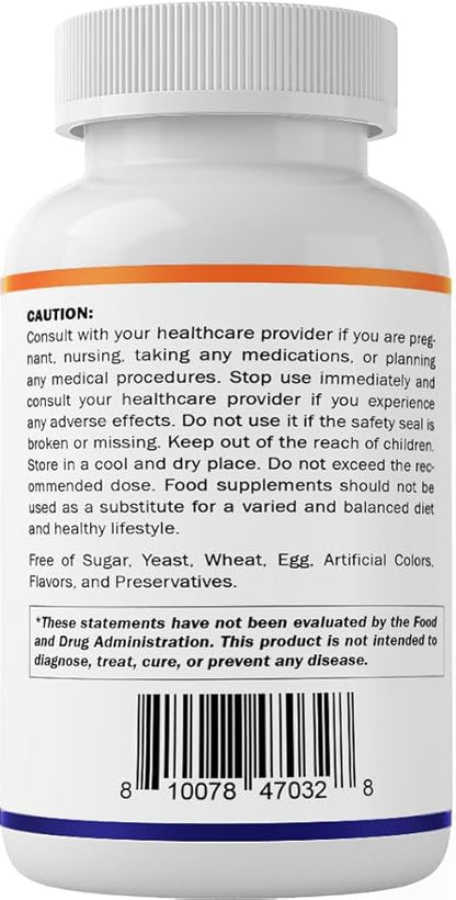 Vitamatic Vitamin B2 (Riboflavin) 250 mg - 200 Capsules Support Cellular Energy & Red Blood Cell Production