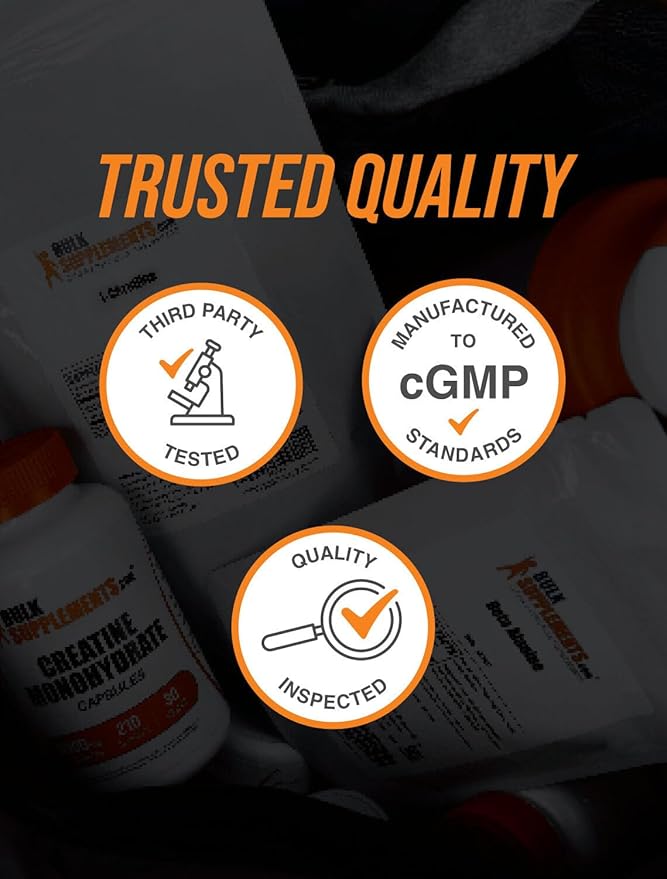 BulkSupplements.com Alpha GPC Powder - Choline Supplements, Alpha GPC 300mg - Unflavored & Gluten Free, 600mg per Serving, 1kg (2.2 lbs) (Pack of 1)