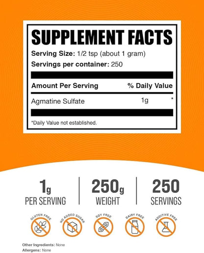 BulkSupplements.com Folic Acid Powder - Folate Supplement, Vitamin B9 - Gluten Free, 480mcg per Serving, 250g (8.8 oz) (Pack of 1)