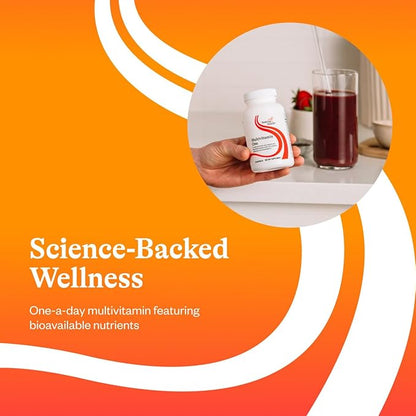 Seeking Health Multivitamin One, 1 a Day Multivitamin Supplement for Adults, Methyl B12 and Methylfolate, Vitamin A, Bioavailable Nutrients for Men and Women, Vegetarian (45 Capsules)