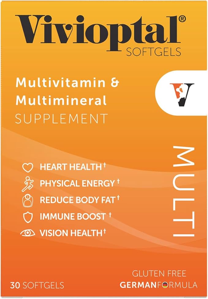Vivioptal Multi, 30 Softgels, Multivitamin & Multimineral, Gluten Free, German Formula