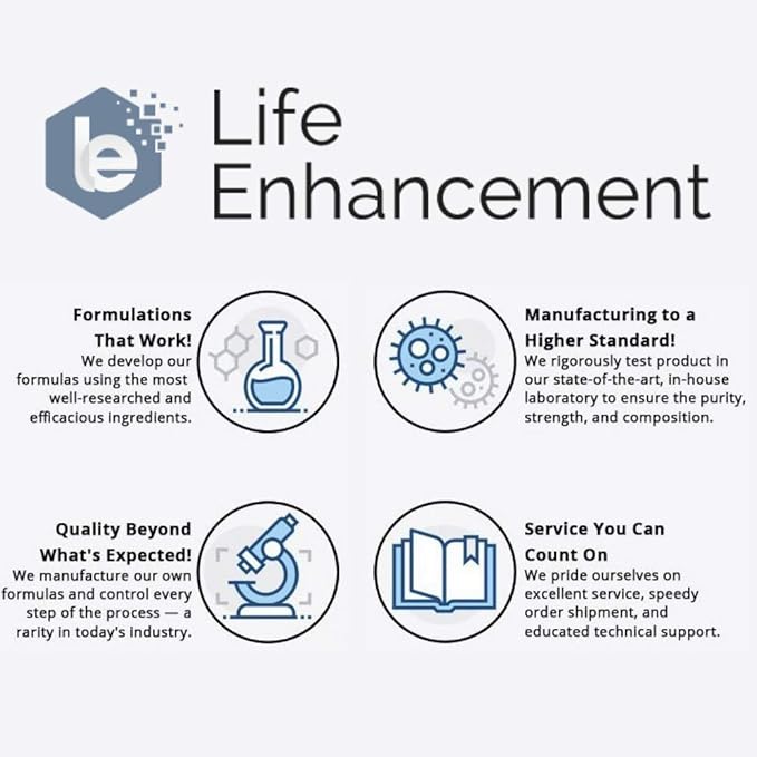 Life Enhancement Ultra Pure Vitamin C Powder - 1,100 mg Ascorbic Acid Vitamin C Supplement - 227 Servings