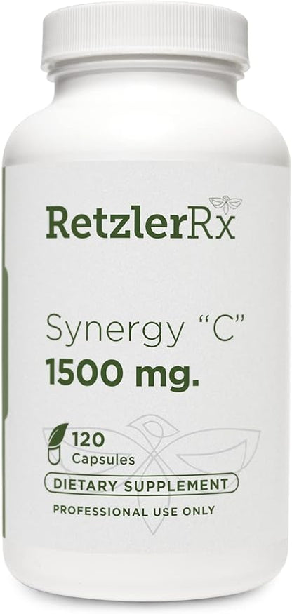 RetzlerRx® Synergy C 1500 mg by Dr. RetzlerRx™ - Advanced High-Potency Vitamin C Formula - Immune Support, Antioxidant Protection & Skin Health*