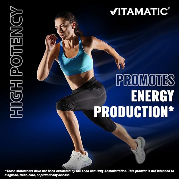 Vitamatic Vitamin B1 (Thiamine) 500mg, 120 Capsules