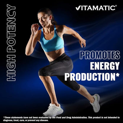 Vitamatic Vitamin B1 (Thiamine) 500mg – 3 Pack (360 Capsules Total)