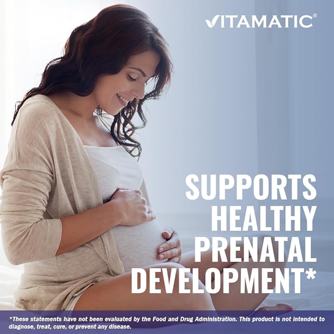 Vitamatic Folic Acid 400 mcg - 500 Vegetarian Tablets - Vitamin B9-2 Pack
