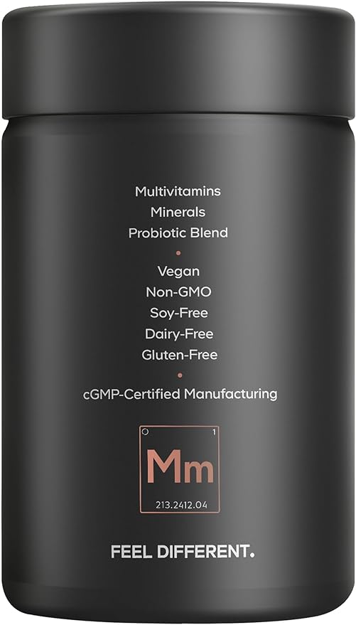 Codeage Men's Multivitamin - Daily Vitamins for Men with Vitamin A, C, D3, E, B12, Magnesium, Zinc, Iron, Chromium, Probiotics, Astragalus & More - 1 Capsule Per Serving - 30 Capsules