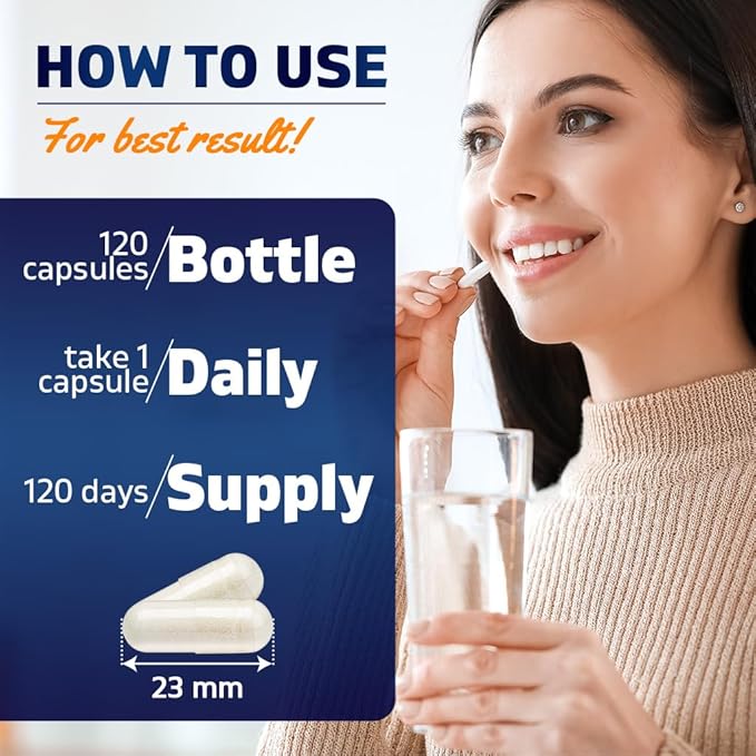 Vitamatic Vitamin B1 (Thiamine) 500mg, 120 Capsules