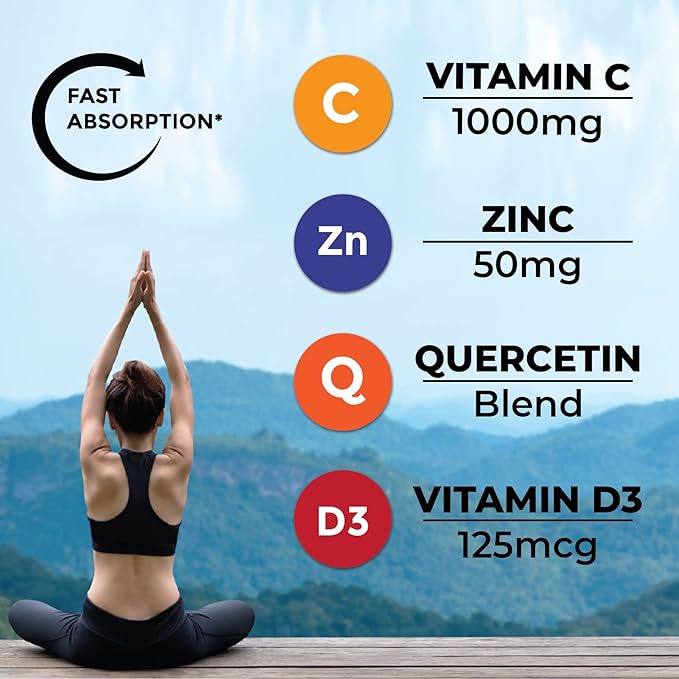 NEW AGE 8 in 1 Immune Support Booster Supplement with Astragalus Root, Vitamin C and Zinc 50mg, Vitamin D 5000 IU, Quercetin & Bromelain (8 in 1 Gummies (Pack of 2))