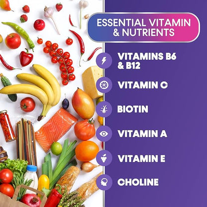 Multivitamin Gummies for Adults, Daily Gummy Vitamins & Minerals for Women & Men, Immune Support Gummy Multivitamins Supplement, Adult Multi VIT Vitamin with Vitamins A, C, D, B12, Zinc - 120 Gummies