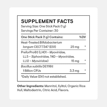 THORNE - Complete Biotic - Probiotic, Prebiotic & Postbiotic for Women, Men & Kids - Supports Gut, Digestive & Immune Health* - Occasional Constipation, Diarrhea, Gas & Bloating Relief* - 30 Servings