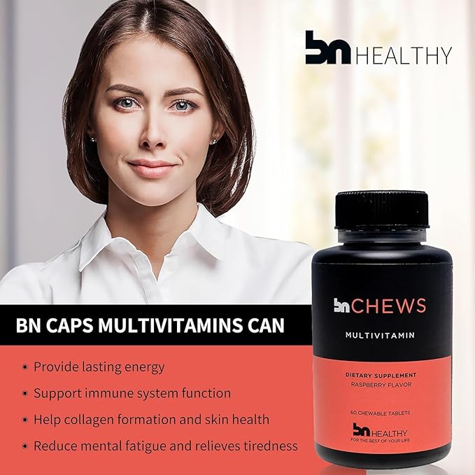 Chewable 2 Pack Bariatric Multivitamin with Iron, Vitamin B12, Delicious Raspberry Flavor – 120 Ct – 60-120 Day Supply.