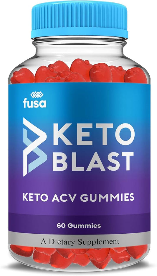 Keto Blast ACV Gummies KetoBlast Keto + ACV Gummy Supplement, Keto Blaster 1000MG Apple Cider Vinegar Vitamin B12 B6 Folic Acid Dietary Support Supplement, KetoBlaster Advanced Formula (60 Gummies)