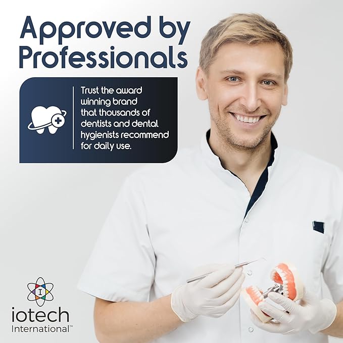 ioRinse Ultra is The Most Dentist-Recommended Periodontal Rinse of its Kind for Adults and Kids Oral Care and Hygiene. No Alcohol Mouthwash, Bad Breath Treatment and Gum Mouthwash with Xylitol. 1L