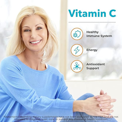 Juvenon Immune Wellness Defense Supplement with Vitamin C, Chelated Zinc Immune Booster Antioxidant Benefits for Adults, Healthy Aging, Heart Health, 30 Capsules