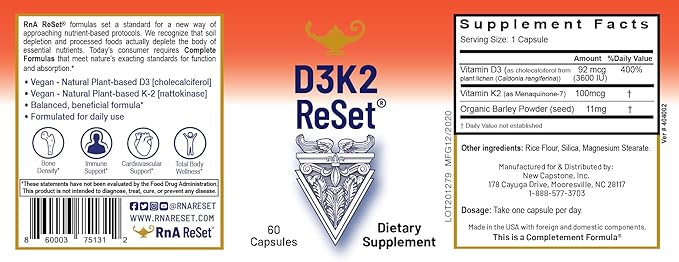 RnA ReSet - The Longevity Bundle - ReMag Magnesium, Vitamin C, Vitamin D, ReAline Vitamin B Complex