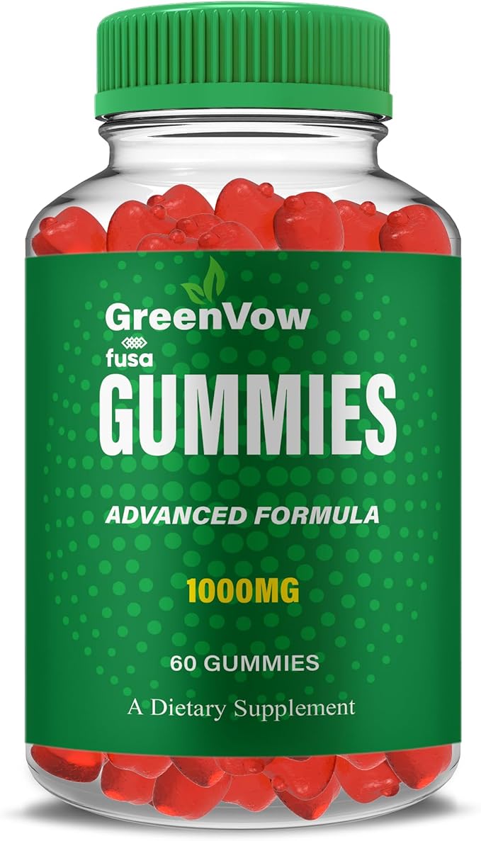 GreenVow ACV Gummies – 1000MG Apple Cider Vinegar with Vitamin B12, B6 & Folic Acid for Keto Support, Green Bow Dietary Supplement, Advanced Keto Formula (60 Gummies)