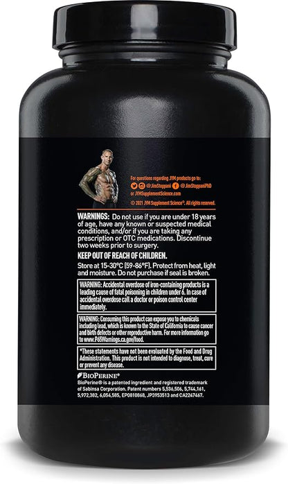 JYM Supplement Science Vita JYM Sports Multivitamin & Mineral Support, Vitamin A, C, B6, B12, E, K, Boron, Biotin, Potassium 60 Tablets