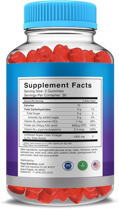 (3 Pack) Keto Blast ACV Gummies KetoBlast ACV Gummy Supplement, Keto Blaster 1000MG Apple Cider Vinegar Vitamin B6 Folic Acid Dietary Support Supplement, KetoBlaster Advanced Formula (180 Gummies)
