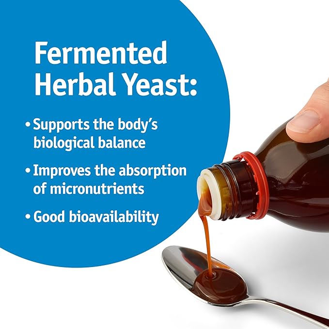 Strath Nutritional Yeast Liquid Syrup 8.4 Oz - Vegetarian, Lactose Free, Artificial Additive Free - Digestive Support, Nutrient Absorption - Unflavored Daily Supplement - Prebiotic and Postbiotic