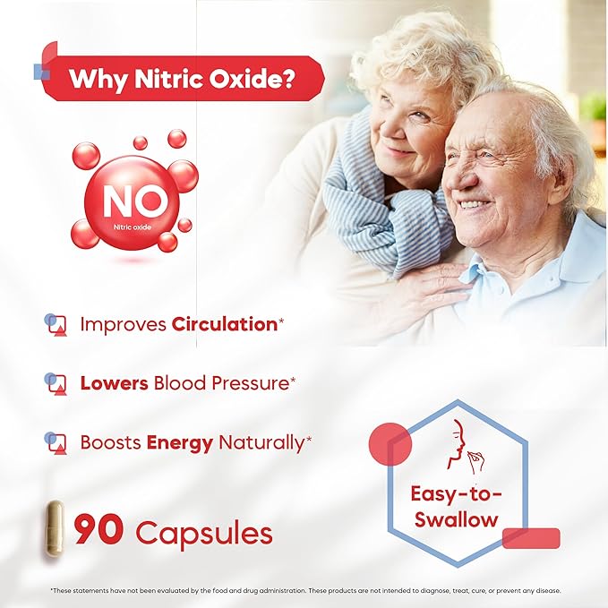 Blood Pressure Support Supplement – Natural Hawthorn, Hibiscus, Garlic & Olive Leaf – Heart Health & Circulation Support – B12, B6 – Vegan, Non-GMO – 90 Caps (3-Month Supply)