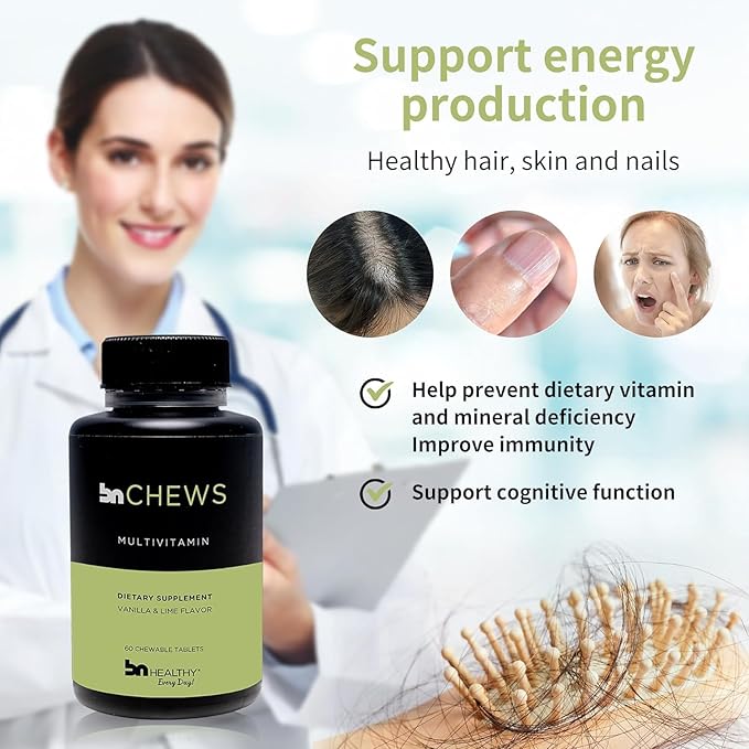 Chewable 2 Pack Bariatric Multivitamin with Iron, Vitamin B12, Delicious Lime & Vanilla Flavor – 120 Ct – 60-120 Day Supply.